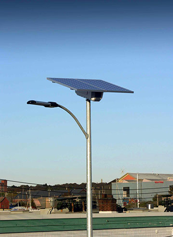 poste panel solar